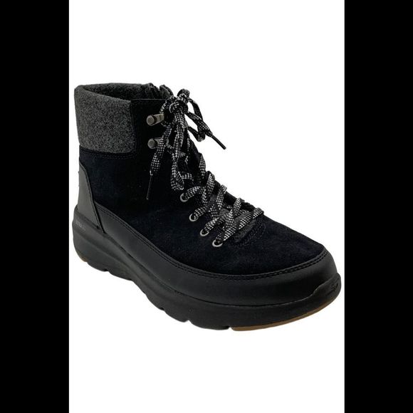 Skechers On-the-GO Glacial Ultra Hiker Boots Black/Gray - Medium - Picture 1 of 3